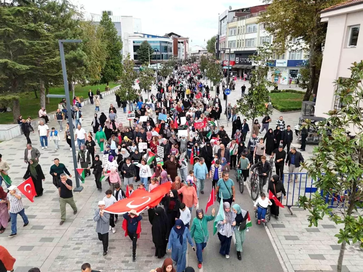 duzcede filistine destek mitingi 658kun5s