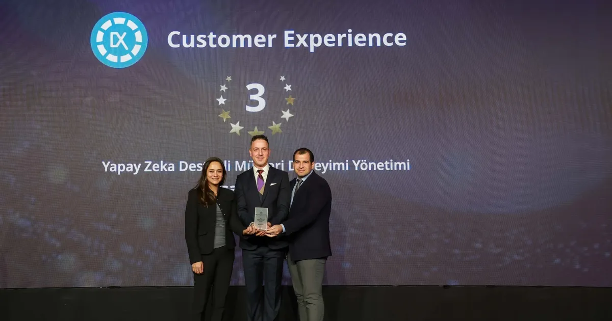 Aksa Doğalgaz Yapay Zeka Destekli Müşteri Deneyimi Projesi İle Ödüle Değer Görüldü