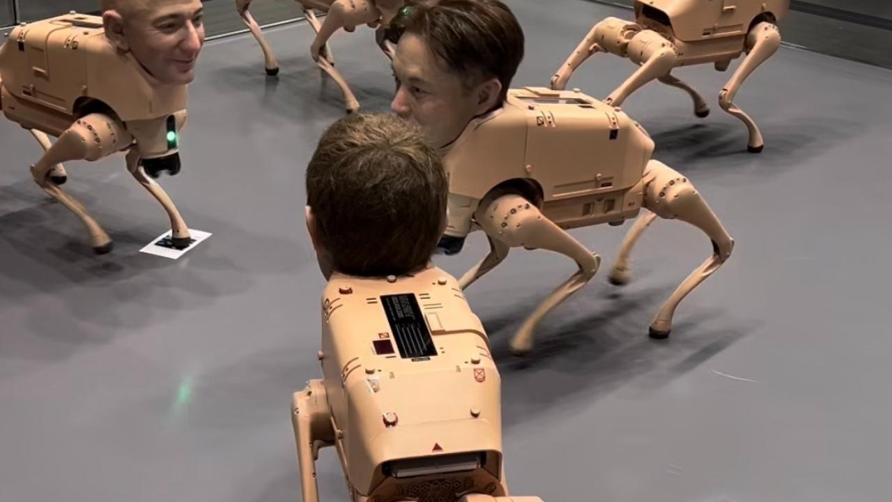 Musk, Bezos, Zuckerberg… Hepsi birer robot köpek oldu! ABD’deki fuar gündem oldu!