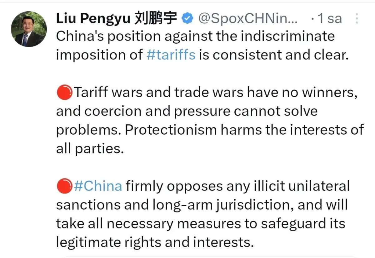 Çin’den Trump’a Gümrük Vergisi Tepkisi