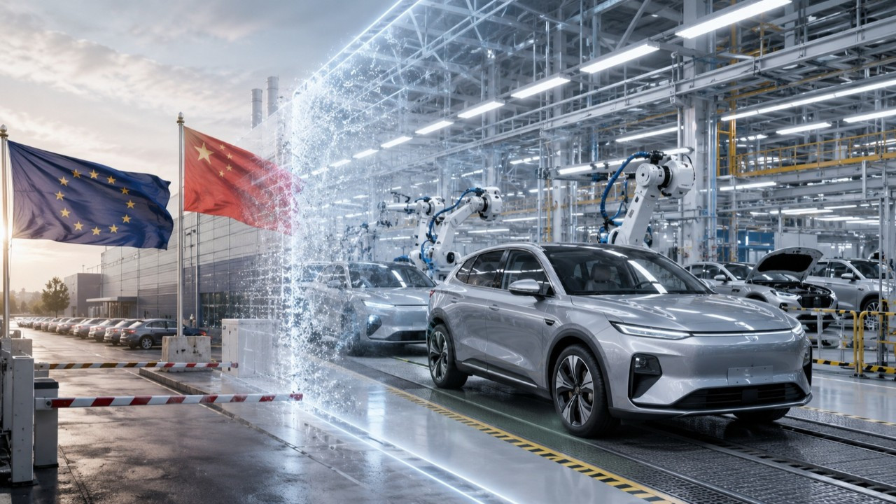 Cinli geely tarife duvarini ford fabrikasiyla asacak erg974Nc